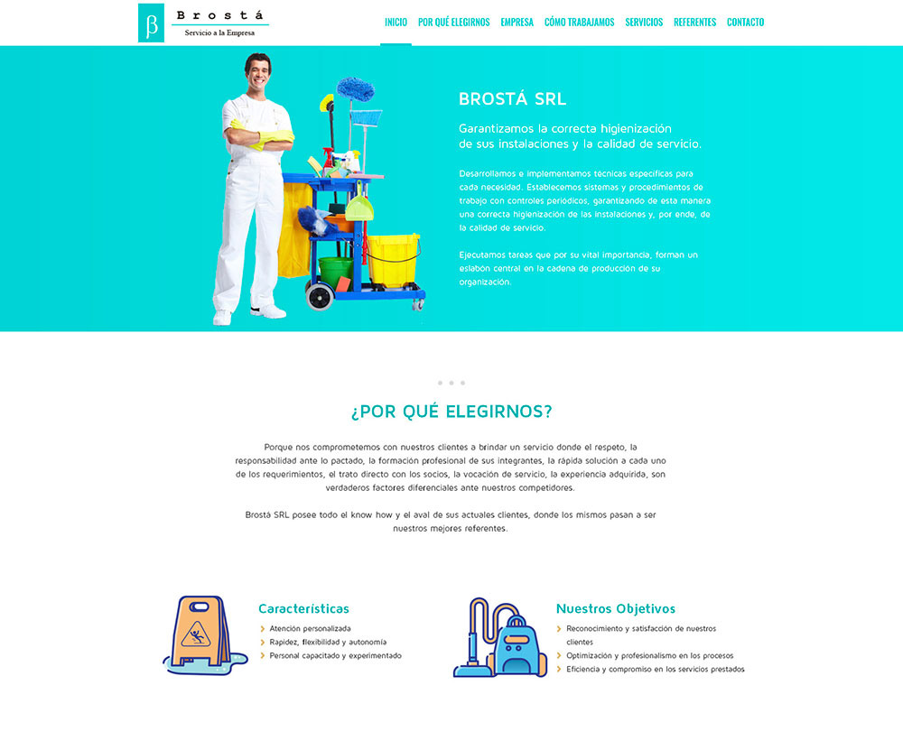 Sitio Web Brostá