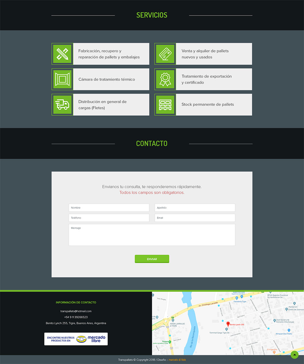 Sitio Web Transpallets